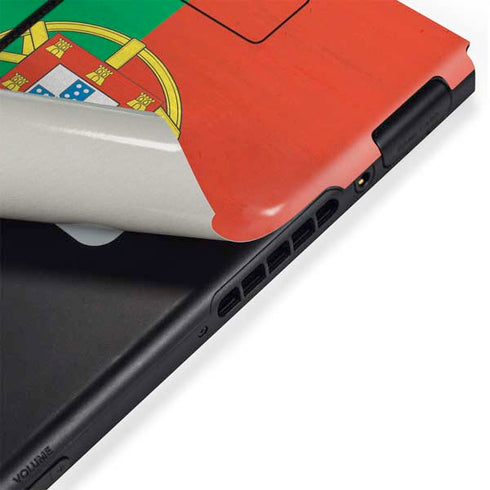 Portugal Flag Distressed Nintendo Switch Bundle Skin